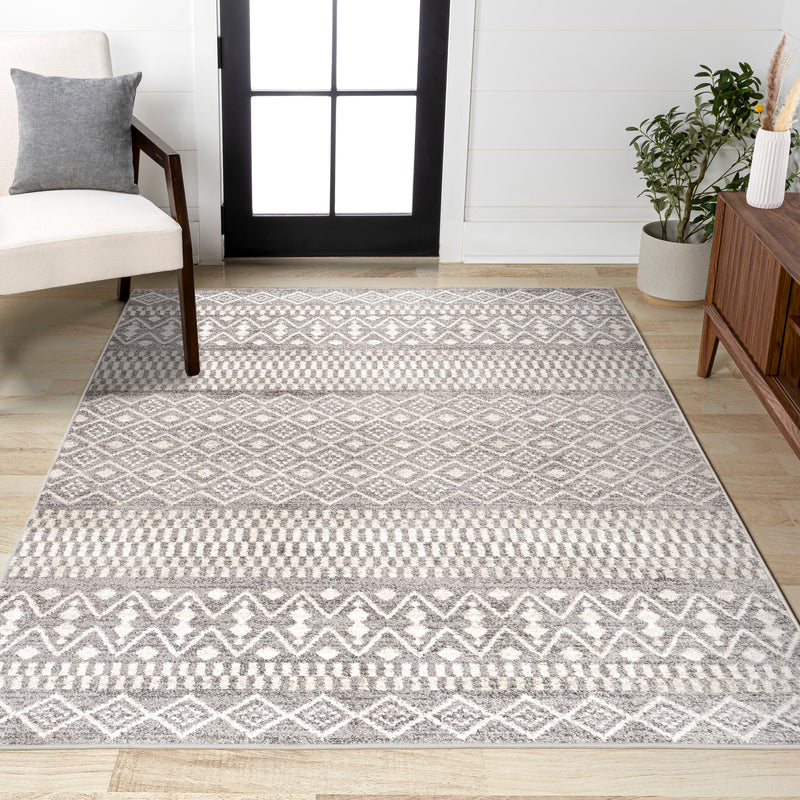 Ifrane Berber Geometric Stripe Area Rug