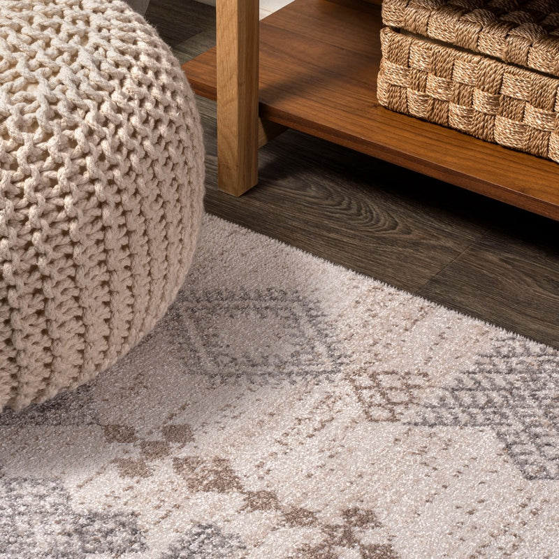 Bhalil Berber Diamond Geometric Area Rug