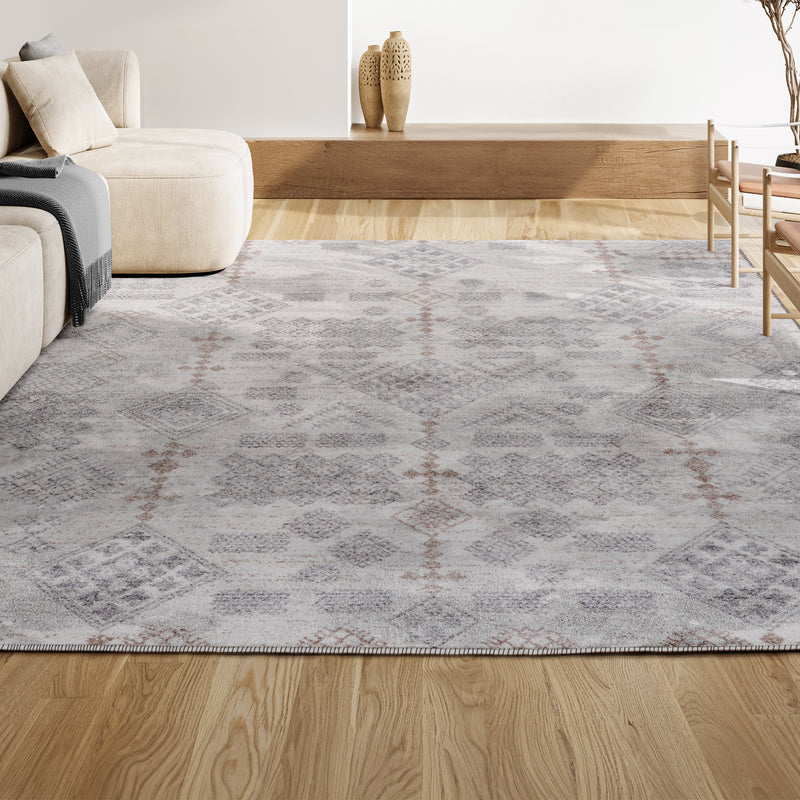 Bhalil Berber Diamond Geometric Area Rug