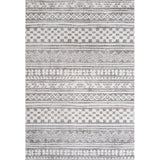 Imlil Tribal Geometric Stripe Area Rug
