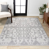 Idris Tribal Diamond Geometric Area Rug