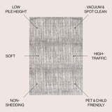 Skoura Modern Bold Stripe Area Rug