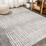 Skoura Modern Bold Stripe Area Rug