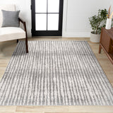 Skoura Modern Bold Stripe Area Rug