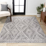 Rih Moroccan Style Diamond Area Rug