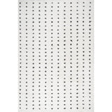 Pele Modern Geometric Dot Shag Area Rug