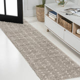 Pele Modern Geometric Dot Shag Area Rug