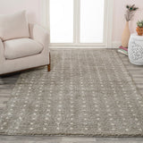 Pele Modern Geometric Dot Shag Area Rug