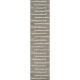 Alaro Berber Stripe Shag Area Rug