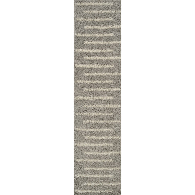 Alaro Berber Stripe Shag Area Rug