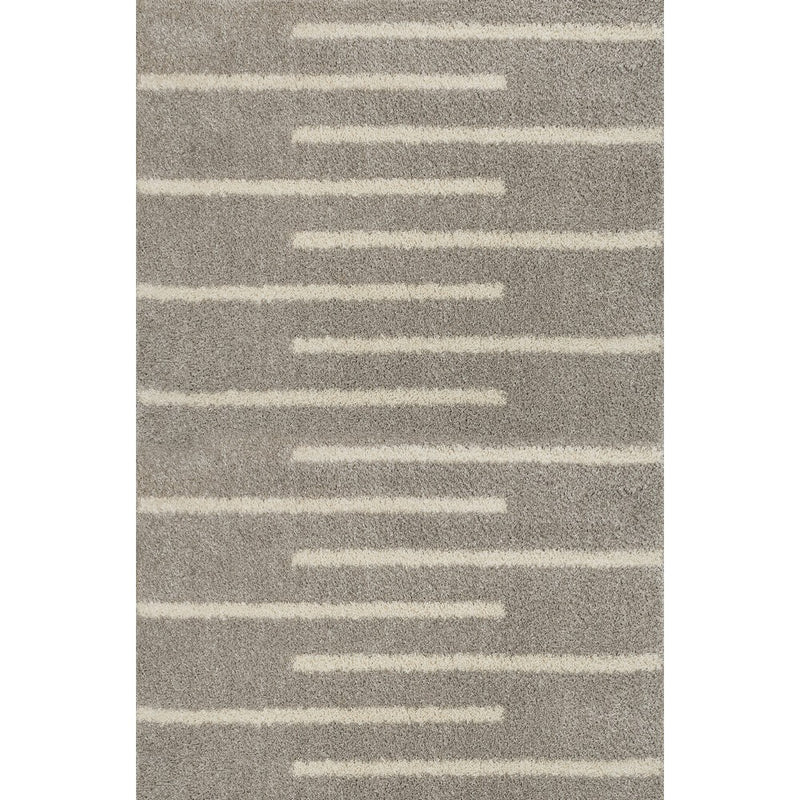 Alaro Berber Stripe Shag Area Rug