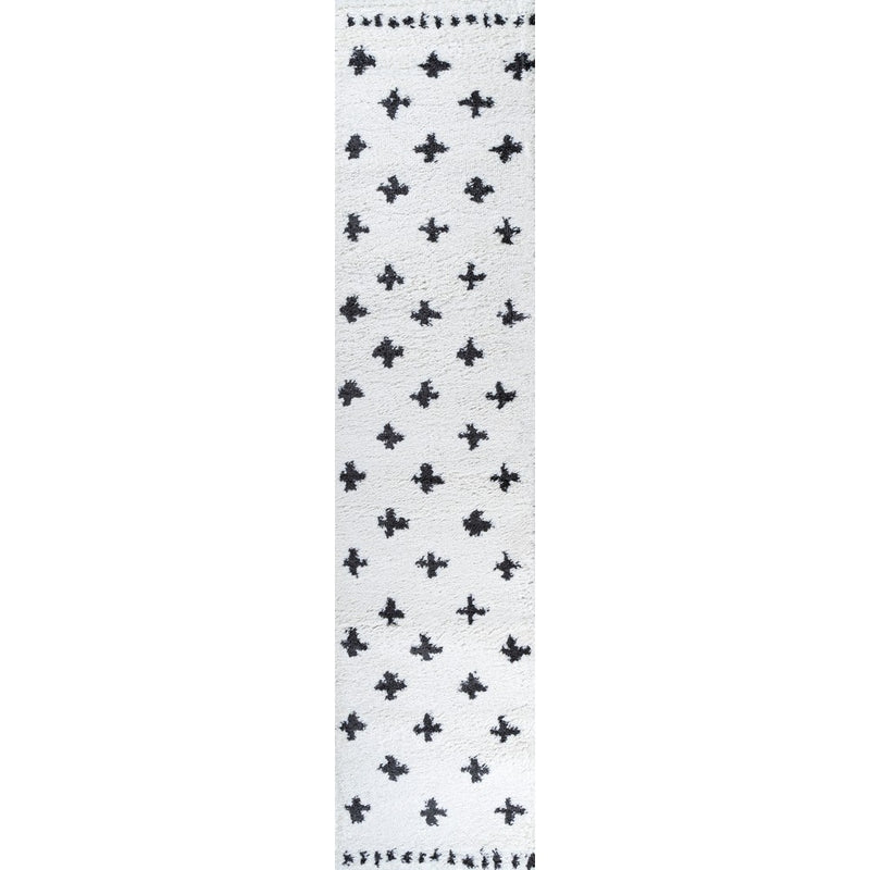 Cristo Berber Geometric Shag Area Rug