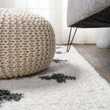 Cristo Berber Geometric Shag Area Rug