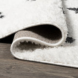 Cristo Berber Geometric Shag Area Rug
