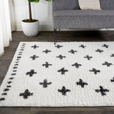 Cristo Berber Geometric Shag Area Rug