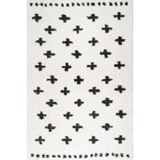 Cristo Berber Geometric Shag Area Rug