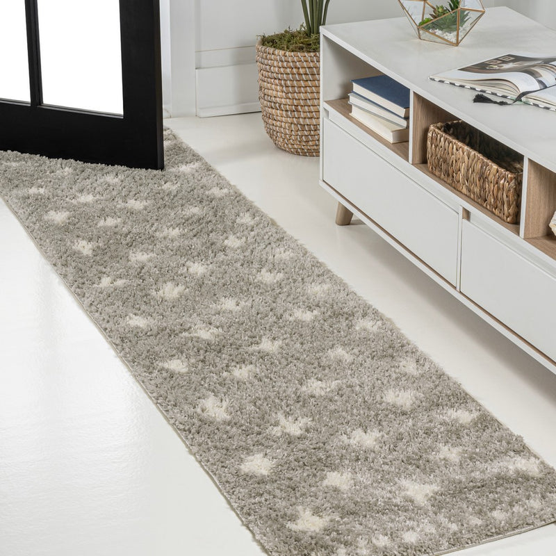 Cristo Berber Geometric Shag Area Rug