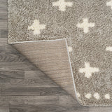 Cristo Berber Geometric Shag Area Rug