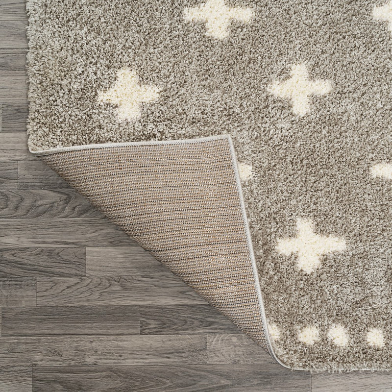 Cristo Berber Geometric Shag Area Rug