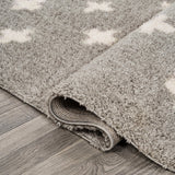 Cristo Berber Geometric Shag Area Rug