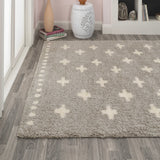 Cristo Berber Geometric Shag Area Rug