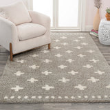 Cristo Berber Geometric Shag Area Rug