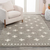 Cristo Berber Geometric Shag Area Rug