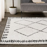 Calvia Moroccan Diamond Shag Area Rug