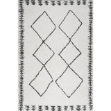 Calvia Moroccan Diamond Shag Area Rug