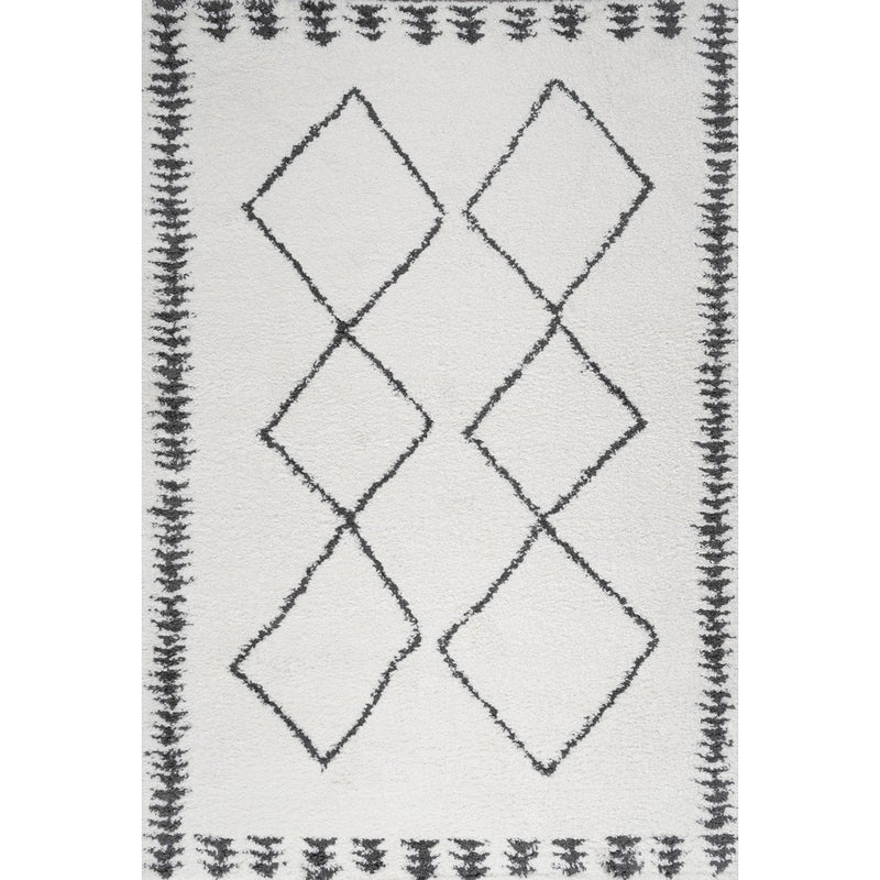 Calvia Moroccan Diamond Shag Area Rug