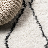 Catala Moroccan Diamond Shag Area Rug