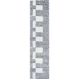 Petra Abstract Stripe Geometric Shag Area Rug