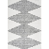 Elm Diamond Stripe Geometric Shag Area Rug