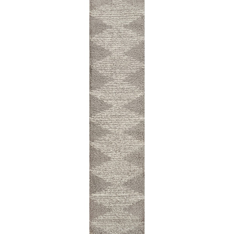 Elm Diamond Stripe Geometric Shag Area Rug
