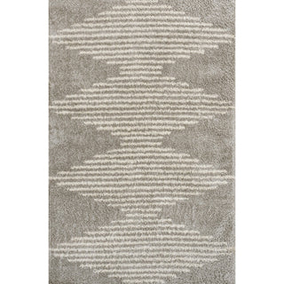 Elm Diamond Stripe Geometric Shag Area Rug