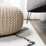 Cami Moroccan Style Diamond Shag Area Rug