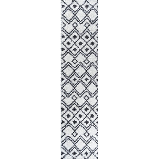 Caimari Moroccan Diamond Shag Area Rug