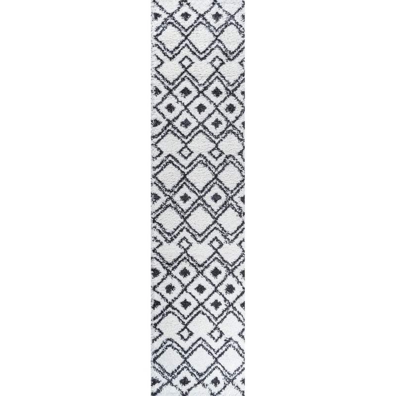 Caimari Moroccan Diamond Shag Area Rug