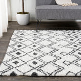 Caimari Moroccan Diamond Shag Area Rug