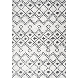 Caimari Moroccan Diamond Shag Area Rug