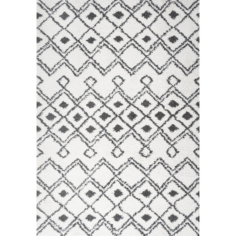 Caimari Moroccan Diamond Shag Area Rug