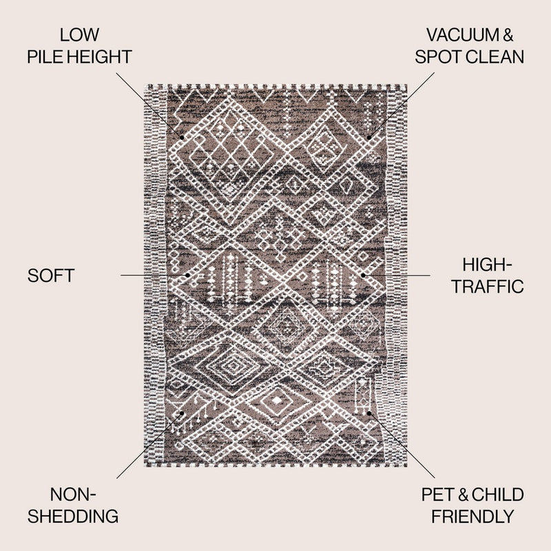 Tayri Modern Tribal Geometric Area Rug