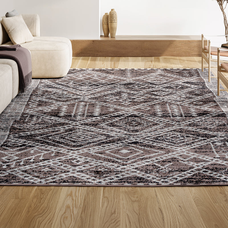 Tayri Modern Tribal Geometric Area Rug