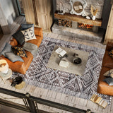 Tayri Modern Tribal Geometric Area Rug