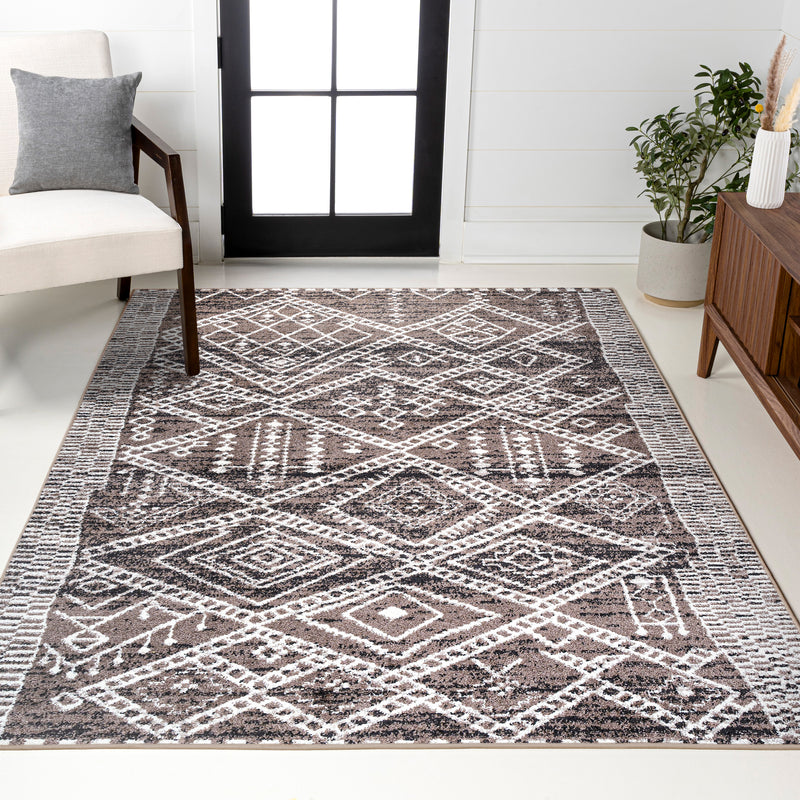 Tayri Modern Tribal Geometric Area Rug