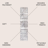 Aksil Moroccan Diamond Area Rug