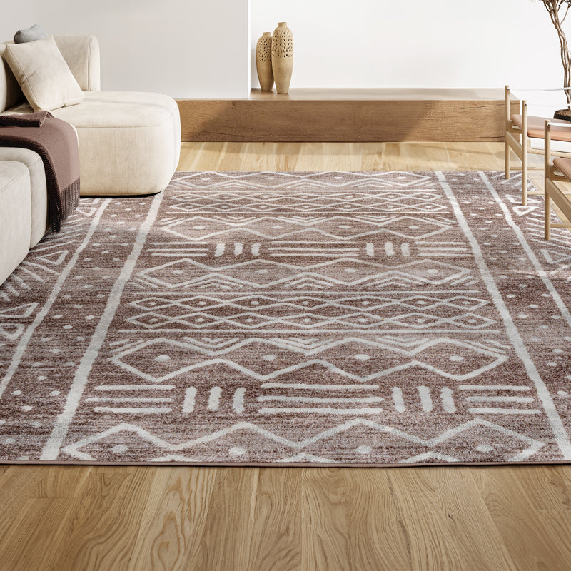 Amanar Tribal Geometric Area Rug