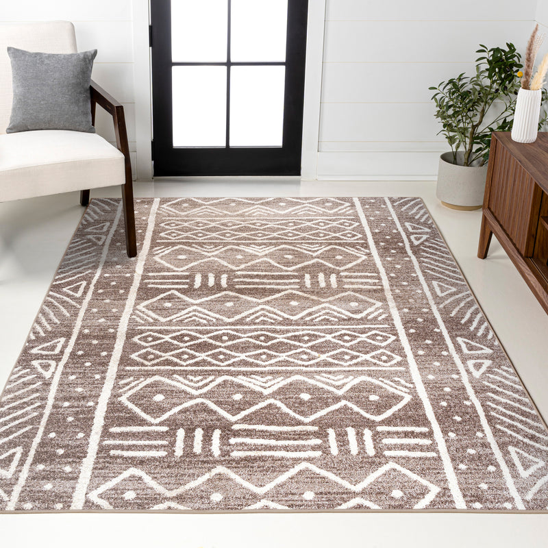 Amanar Tribal Geometric Area Rug