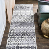 Azmar Moroccan Geometric Distressed Area Rug