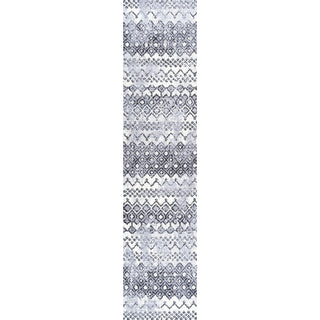 Azmar Moroccan Geometric Distressed Area Rug